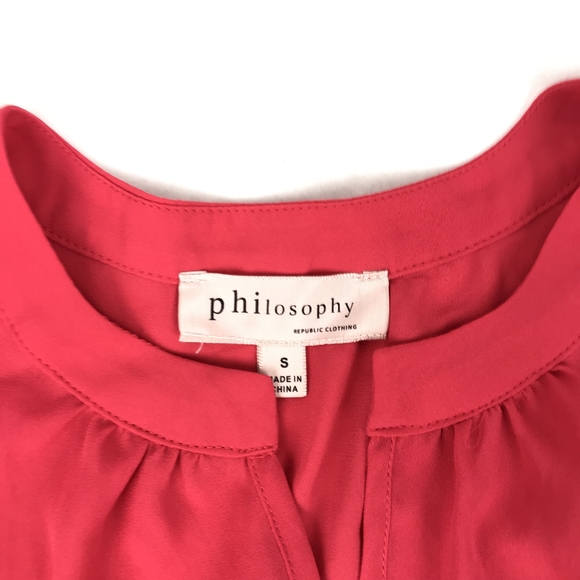 Philosophy Republic Clothing Hot Pink Blou… - Picture 2 of 7